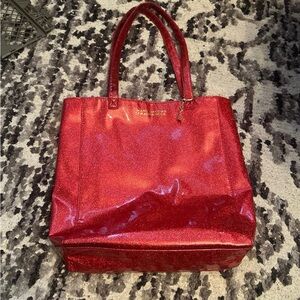 Marc Jacobs Shimmering Red Glitter Tote